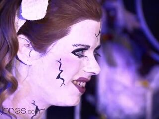 Dane Jones Czech enchantress Crissy Fox Nightmare Doll Halloween Cosplay adult video