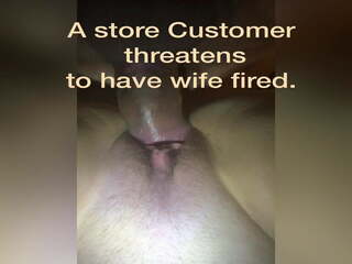 Getrouwd cashier gebruikt door een winkel klant, seks film da | xhamster