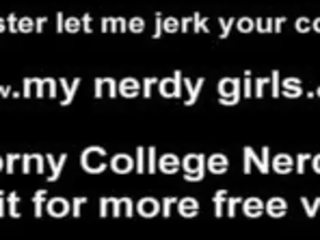 Nerdy Girls Know how to launch juveniles Cum the Hardest JOI