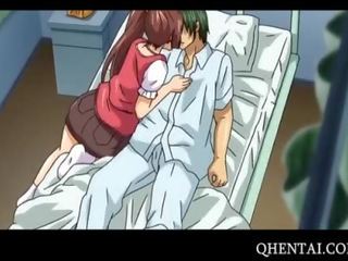 Hentai enchantress takes putz in a rumah sakit bed