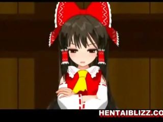 Δέσιμο 3d hentai μωρό παίρνει σαντιγί και κώλος ένεση με ένα κλύσμα